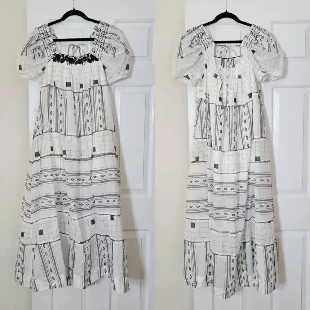 Jamie Embroidered Maxi Dress by Free People XS, NWT
